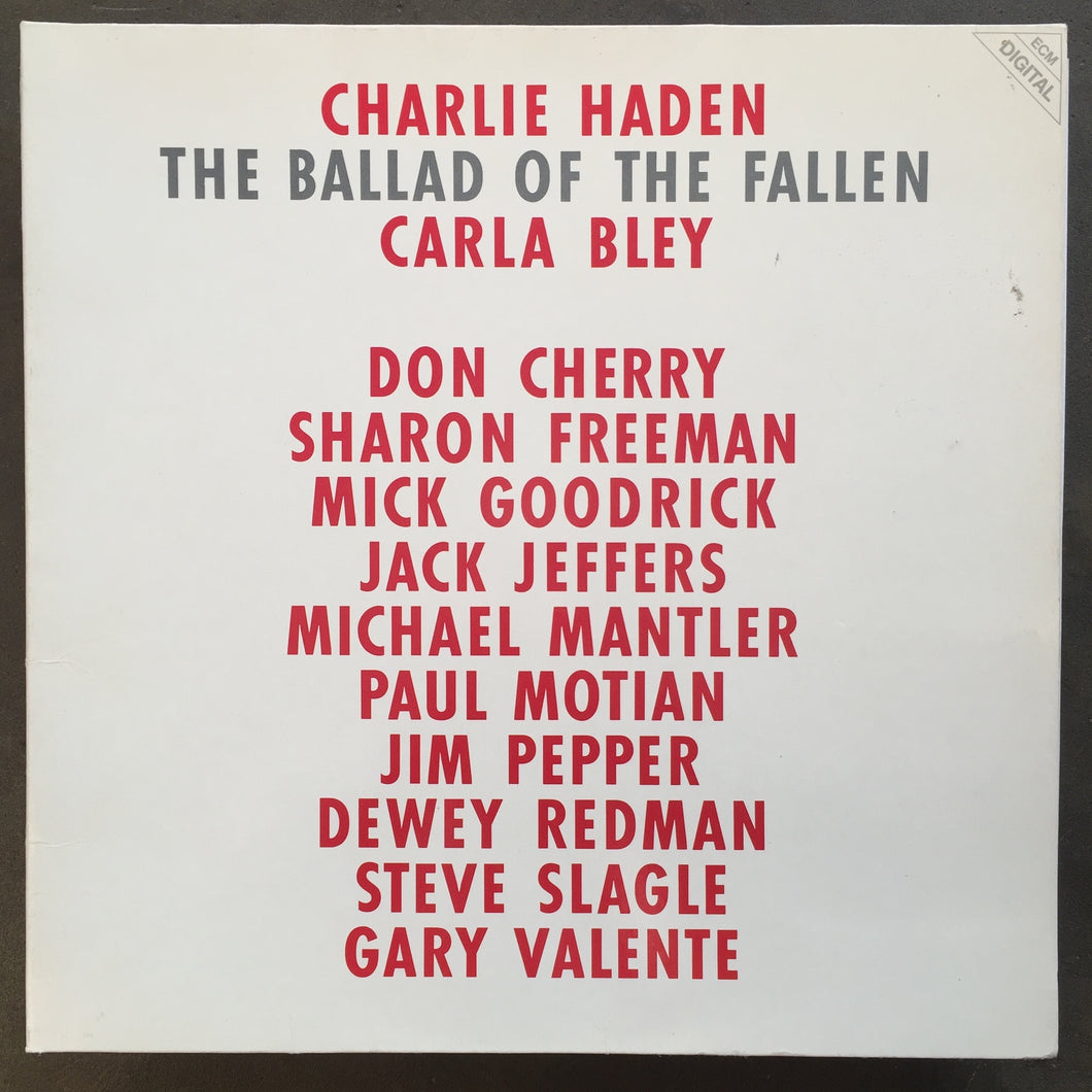 Charlie Haden / Carla Bley – The Ballad Of The Fallen