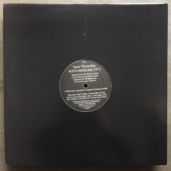 Terre Thaemlitz – Soulnessless EP 2 (DJ Sprinkles Remix)