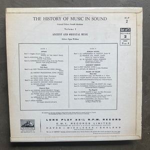 Various ‎– Ancient & Oriental Music (Volume I Of The History Of Music In Sound)