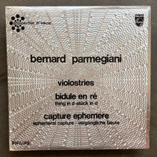 Bernard Parmegiani ‎– Violostries / Bidule En Ré / Capture Éphémère