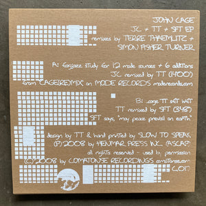 John Cage ‎– JC + TT + SFT EP