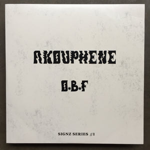 O.B.F. – Signz Series #1 - Akouphene