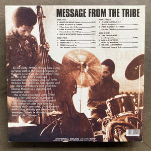 Various – Message From The Tribe (An Anthology Of Tribe Records: 1972-1976)