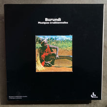 Unknown Artist – Burundi - Musiques Traditionnelles