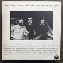 Steve Lacy, Andrea Centazzo, Kent Carter – Trio Live