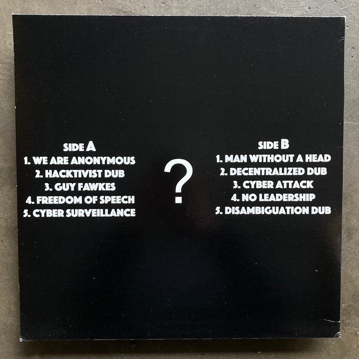 Anonymous – Anonymous In Dub – All Night Flight Records