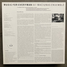 Maciunas Ensemble – Music For Everyman 861