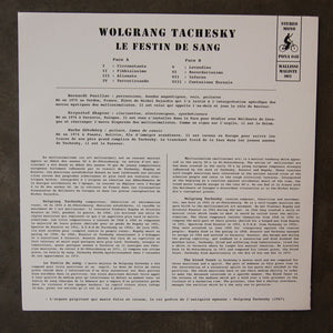 Wolgrang Tachesky ‎– Le Festin De Sang