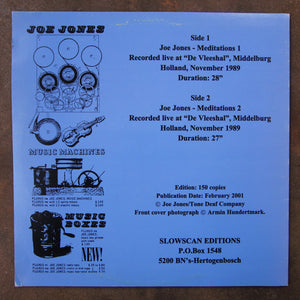 Joe Jones ‎– Meditations 18.2
