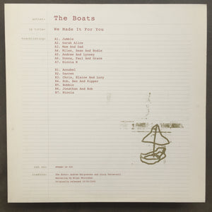 The Boats – We Made It For You