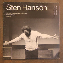 Sten Hanson ‎– Text-Sound Compositions