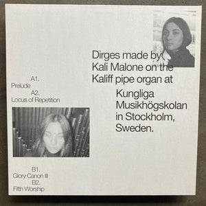 Kali Malone – Organ Dirges 2016-2017
