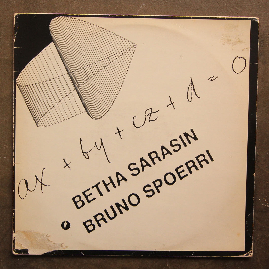 Bruno Spoerri, Betha Sarasin ‎– ax + by + cz + d = 0