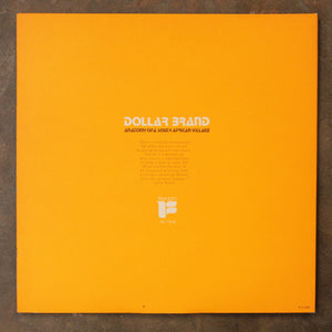 Dollar Brand ‎– Anatomy Of A South African Village