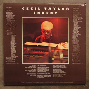 Cecil Taylor ‎– Indent